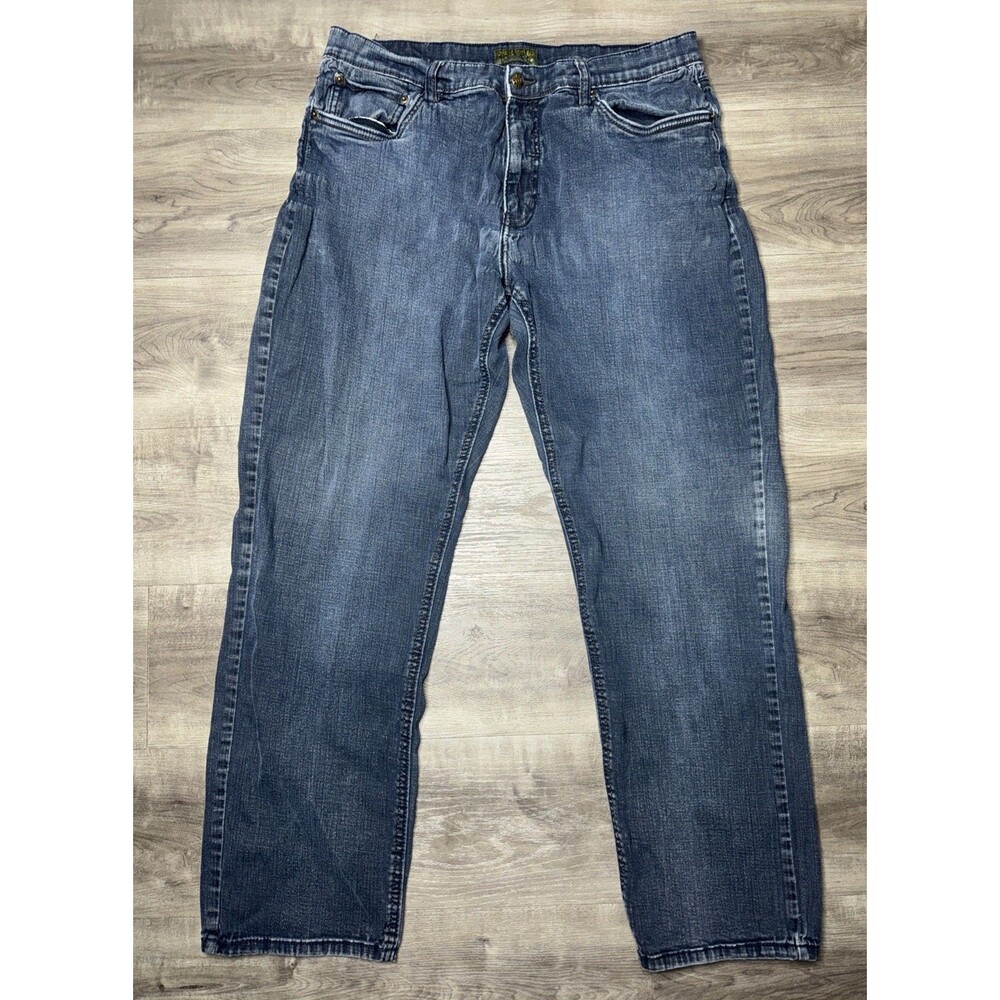 Men Jeans Size 40 Blue Denim 40X32 Cotton Blend Urban Star Roadrunner Bootcut